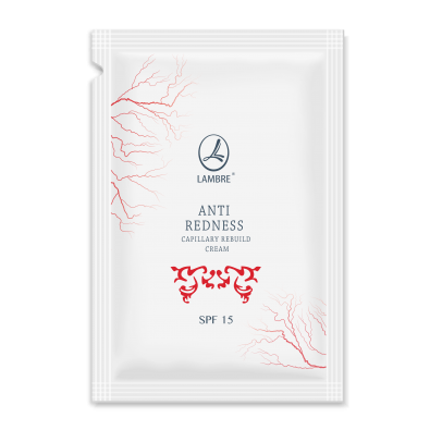 Відновлюючий та зміцнюючий судини крем для обличчя ANTI REDNESS CAPILLARY REBUILD CREAM SPF 15 (пробник)